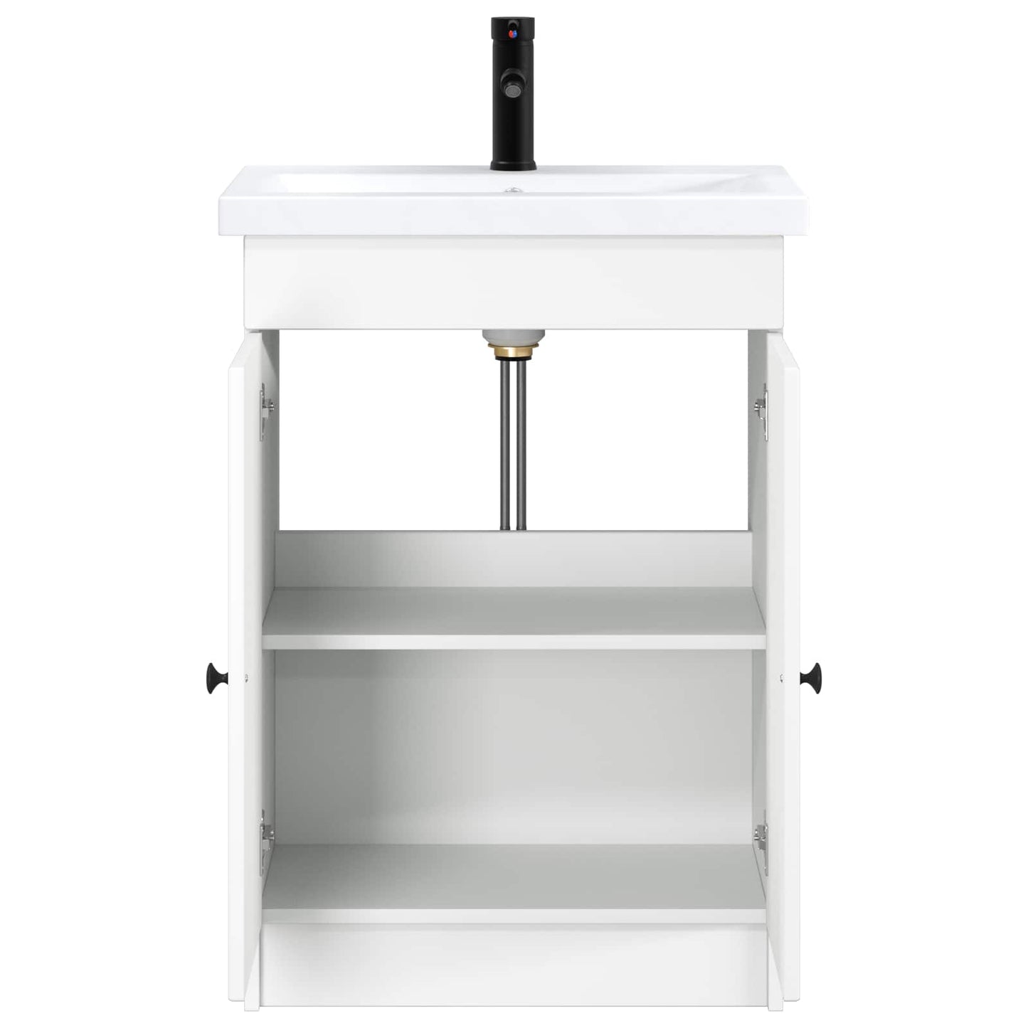 vidaXL Bathroom Furniture Set White 78.5 x 37.5 x 81 cm 3
