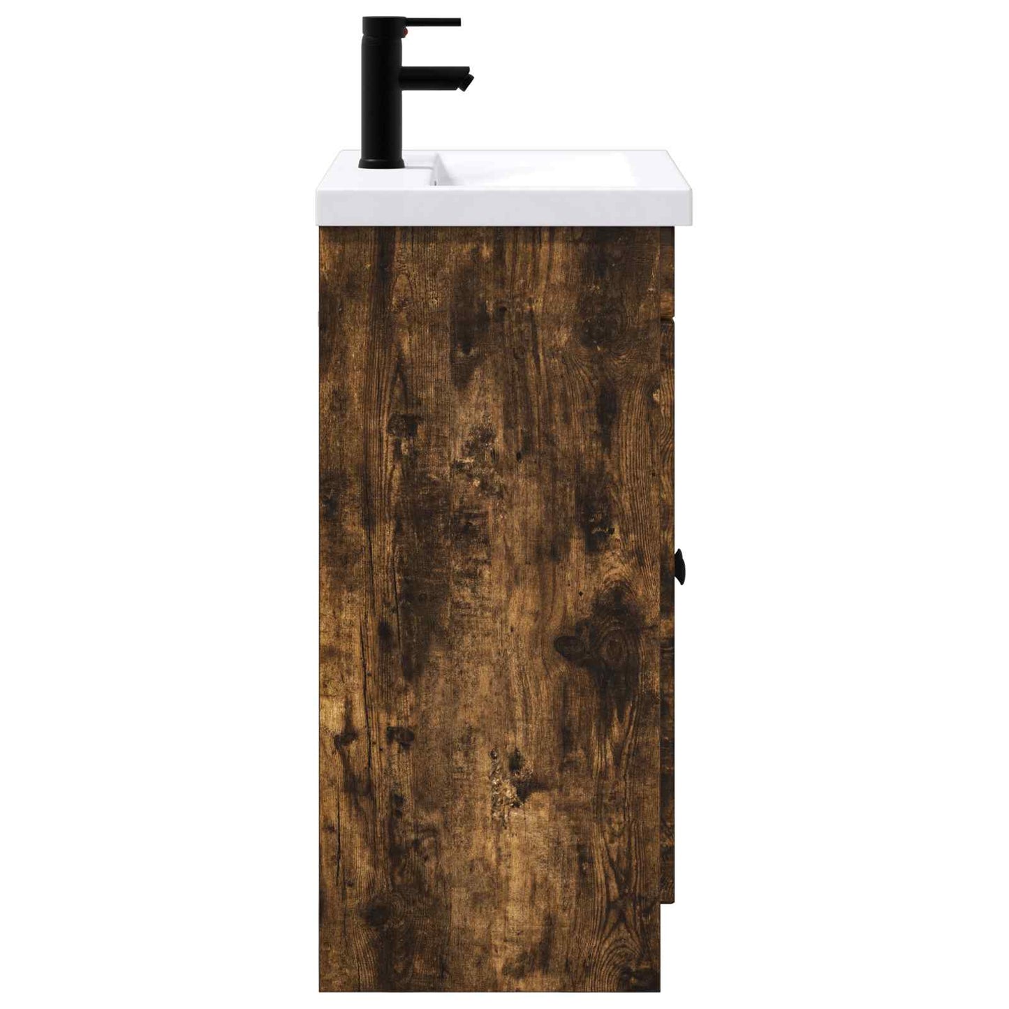vidaXL Bathroom Furniture Set Smoked Oak 78.5 x 37.5 x 81 cm 6