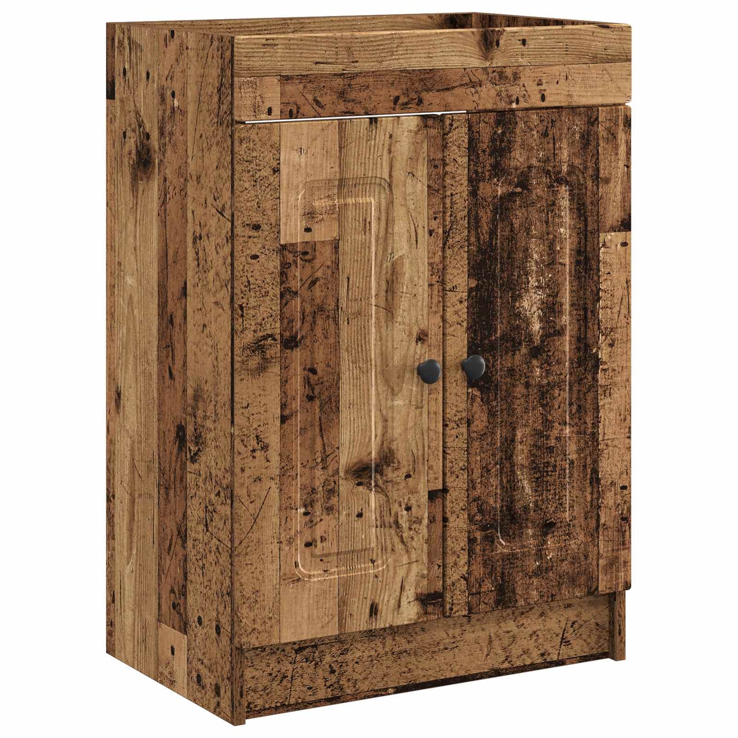 vidaXL Bathroom Furniture Set Old Wood 78.5 x 37.5 x 81 cm 4