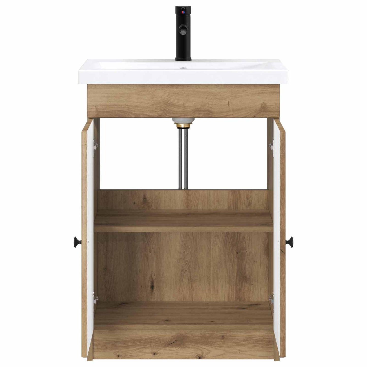 vidaXL Bathroom Furniture Set Artisan Oak 78.5 x 37.5 x 81 cm 3