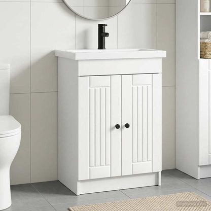 vidaXL Bathroom Furniture Set White 78.5 x 37.5 x 81 cm 1