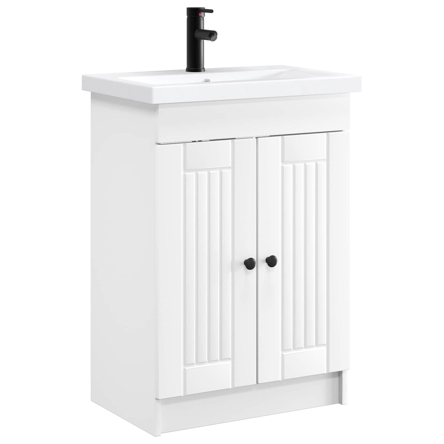 vidaXL Bathroom Furniture Set White 78.5 x 37.5 x 81 cm 2