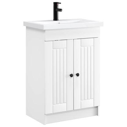 vidaXL Bathroom Furniture Set White 78.5 x 37.5 x 81 cm 2