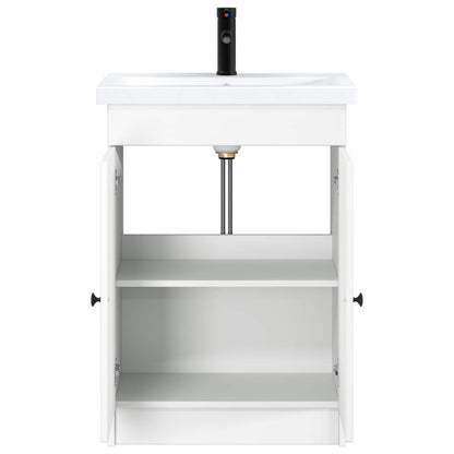 vidaXL Bathroom Furniture Set White 78.5 x 37.5 x 81 cm 3