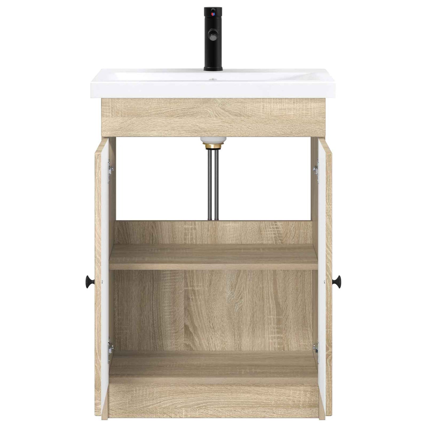 vidaXL Bathroom Furniture Set Sonoma Oak 78.5 x 37.5 x 81 cm 3