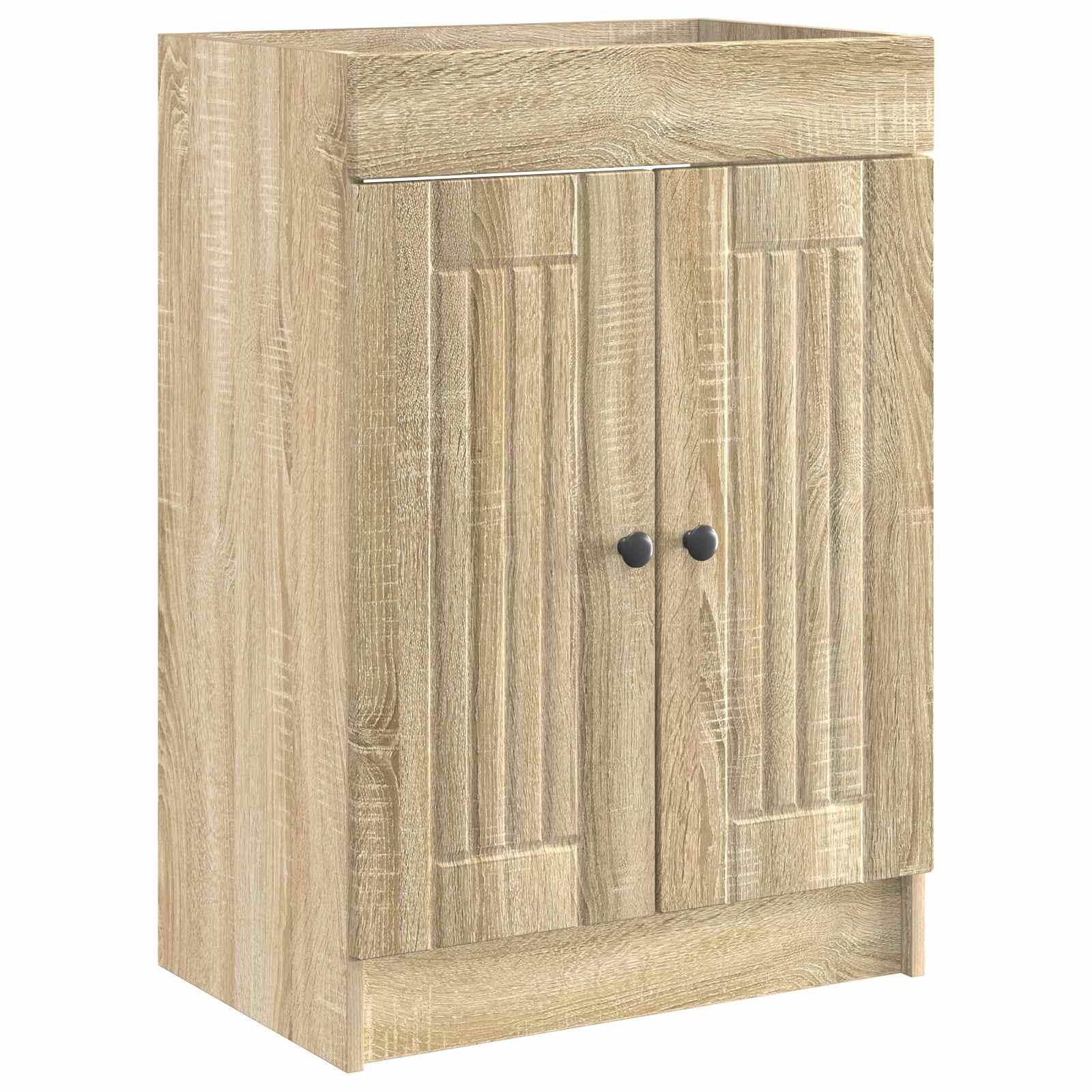 vidaXL Bathroom Furniture Set Sonoma Oak 78.5 x 37.5 x 81 cm 4