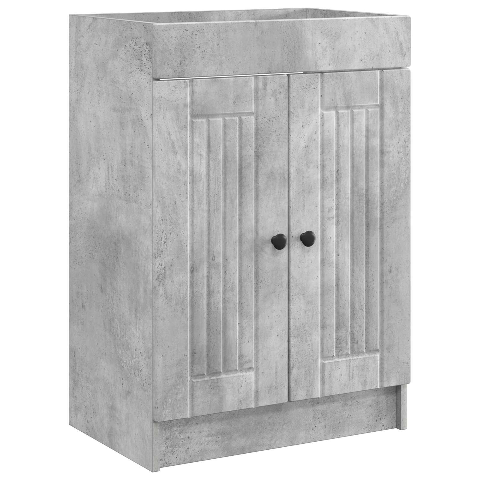 vidaXL Bathroom Furniture Set Concrete Grey 78.5 x 37.5 x 81 cm 4