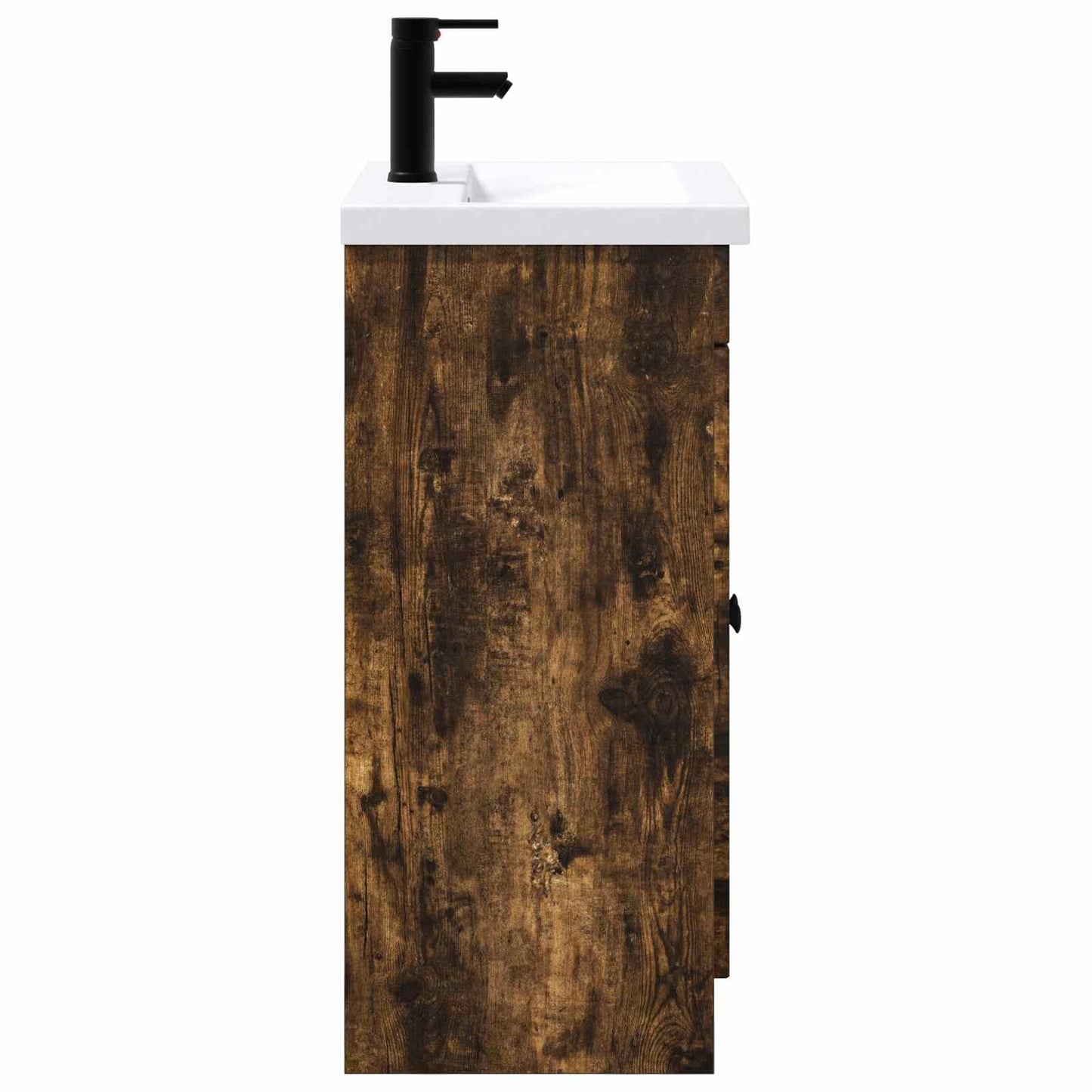 vidaXL Bathroom Furniture Set Smoked Oak 78.5 x 37.5 x 81 cm 6