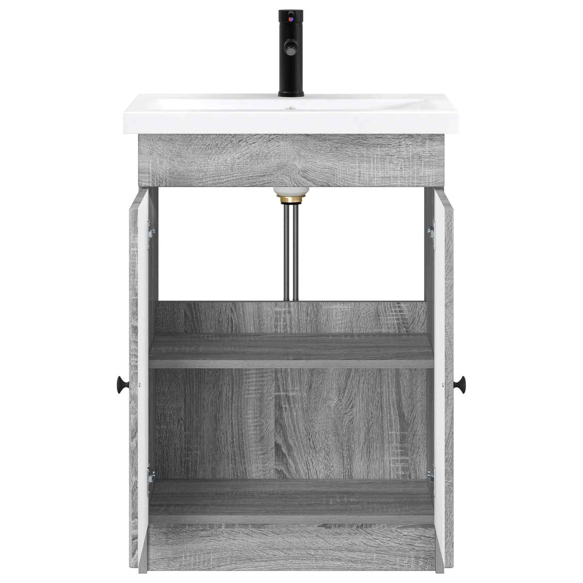 Bathroom Furniture Depth 37.5 cm Grey sonoma