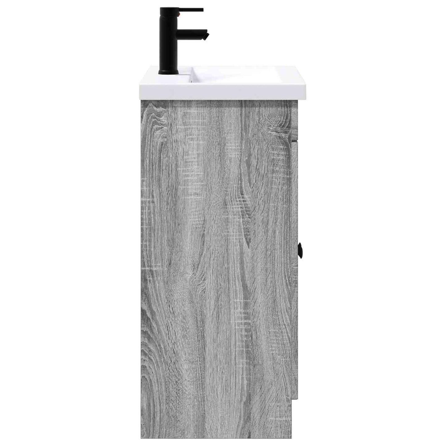 vidaXL Bathroom Furniture Set Grey Sonoma 78.5 x 37.5 x 81 cm 6