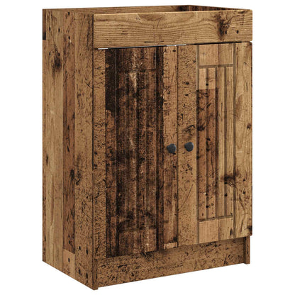 vidaXL Bathroom Furniture Set Old Wood 78.5 x 37.5 x 81 cm 4