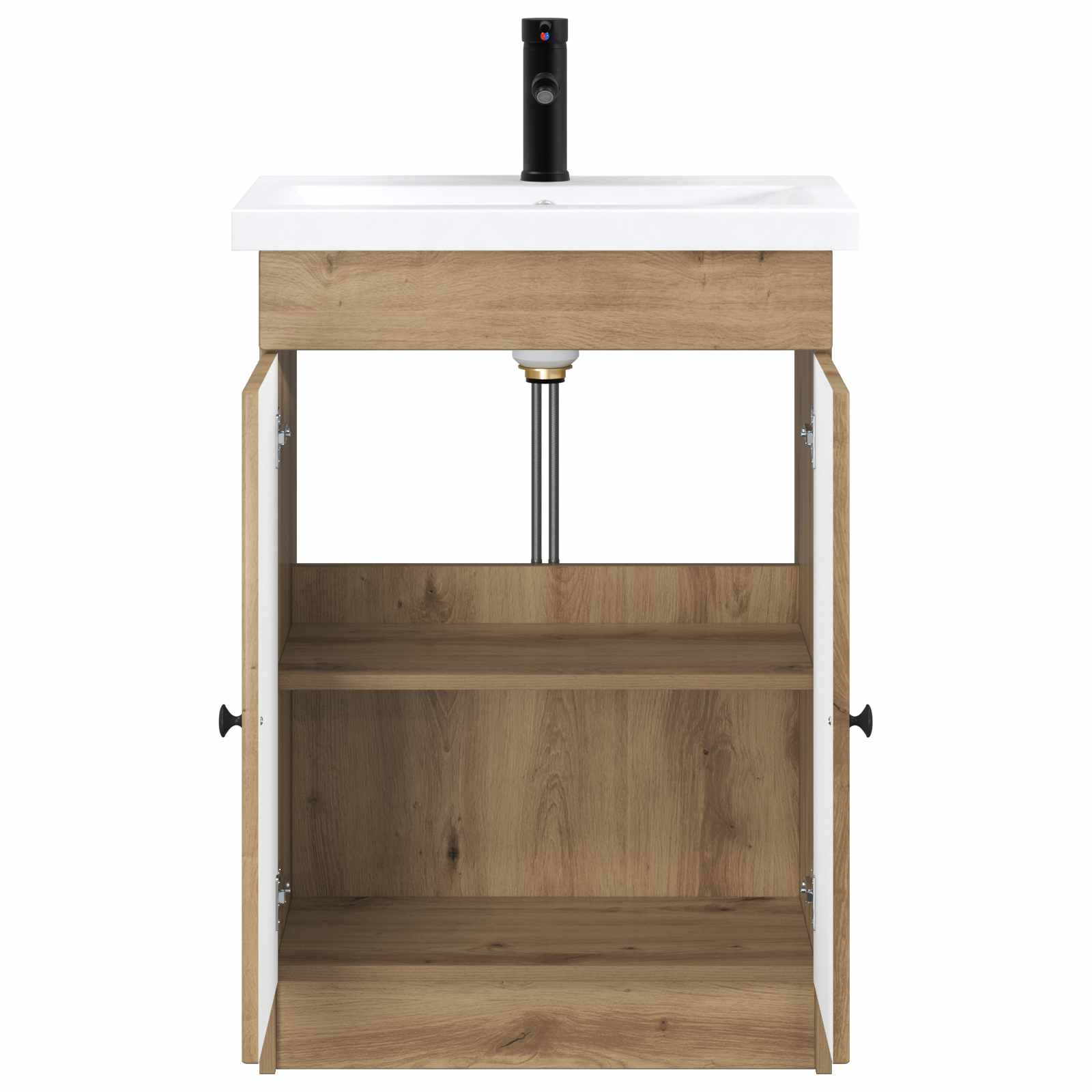 vidaXL Bathroom Furniture Set Artisan Oak 78.5 x 37.5 x 81 cm 3
