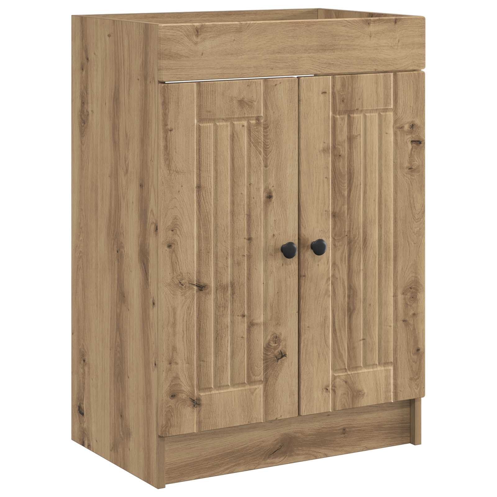 vidaXL Bathroom Furniture Set Artisan Oak 78.5 x 37.5 x 81 cm 4