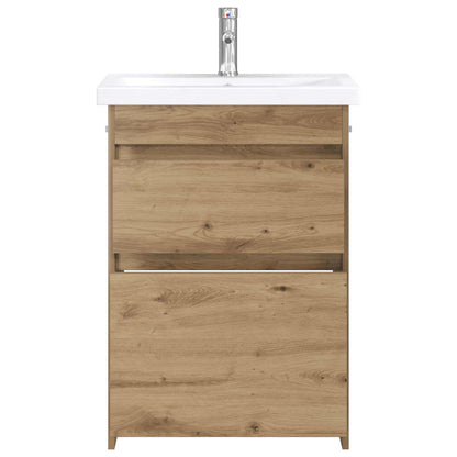 vidaXL Bathroom Furniture Set Artisan Oak 61 x 40 x 84.5 cm 3