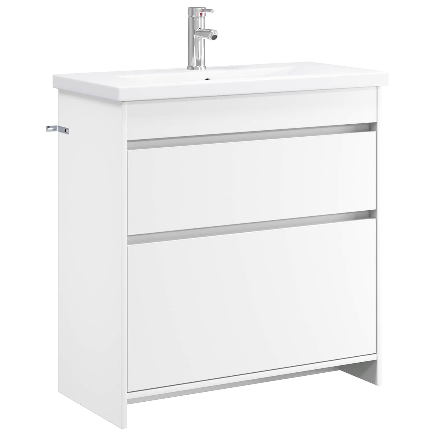 vidaXL Bathroom Furniture Set White 81 x 40 x 84.5 cm Engineered Wood 2