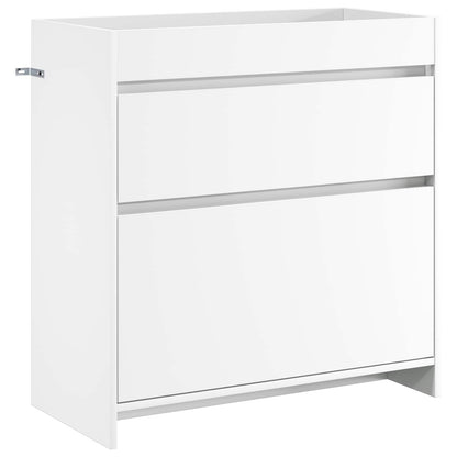 vidaXL Bathroom Furniture Set White 81 x 40 x 84.5 cm Engineered Wood 4