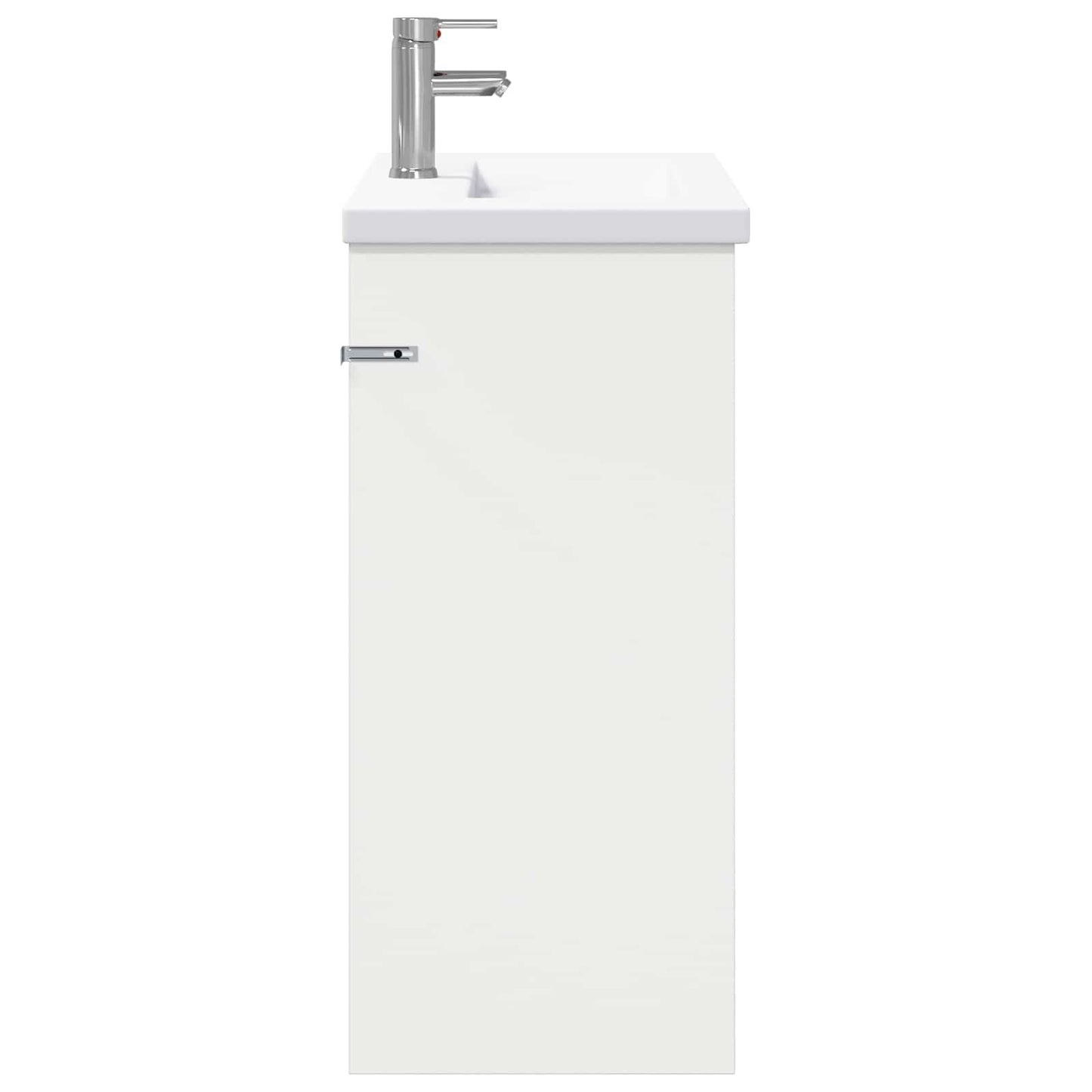 vidaXL Bathroom Furniture Set White 81 x 40 x 84.5 cm Engineered Wood 6