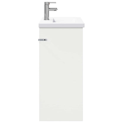 vidaXL Bathroom Furniture Set White 81 x 40 x 84.5 cm Engineered Wood 6