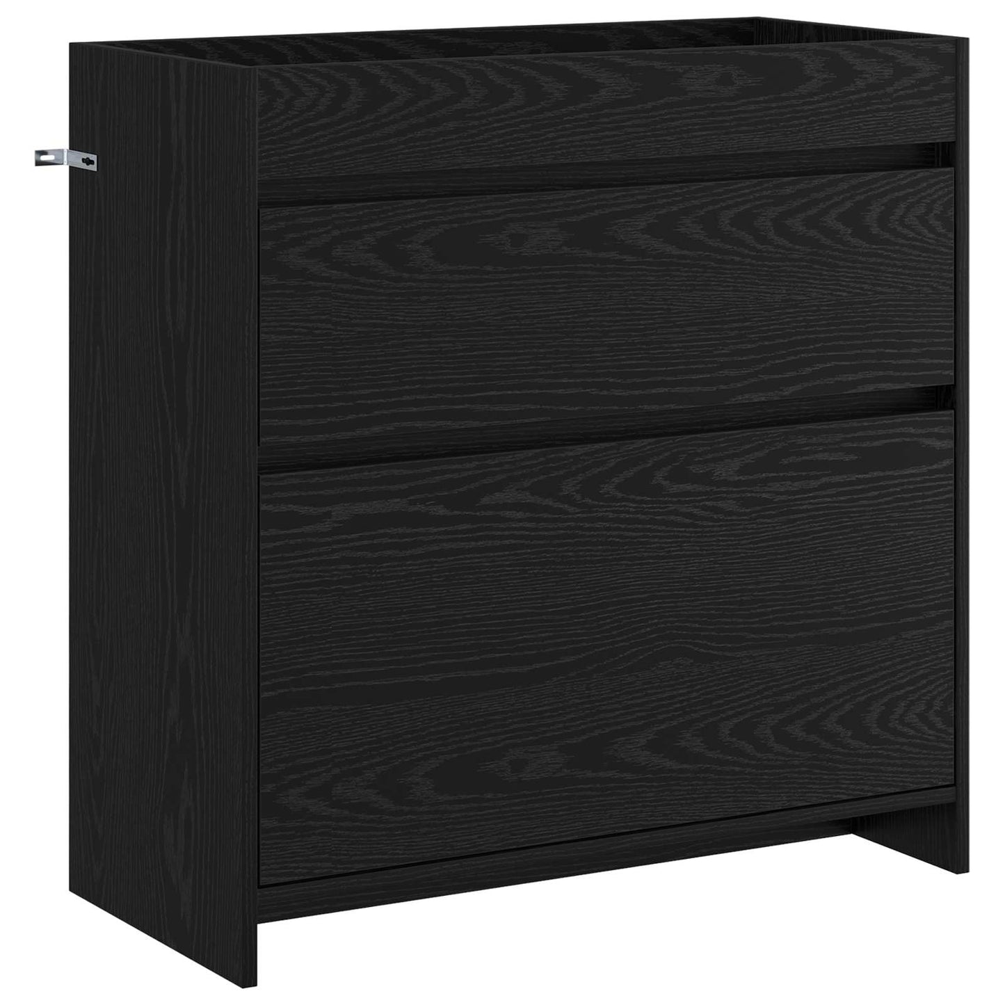 vidaXL Bathroom Furniture Set Black Oak 81 x 40 x 84.5 cm 4