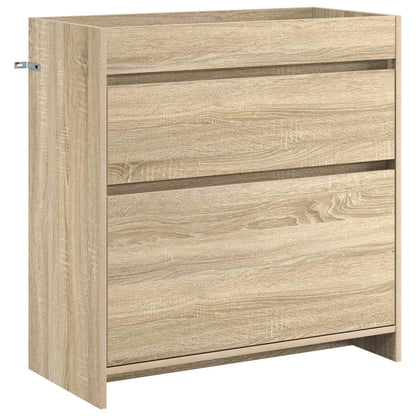 vidaXL Bathroom Furniture Set Sonoma Oak 81 x 40 x 84.5 cm 4