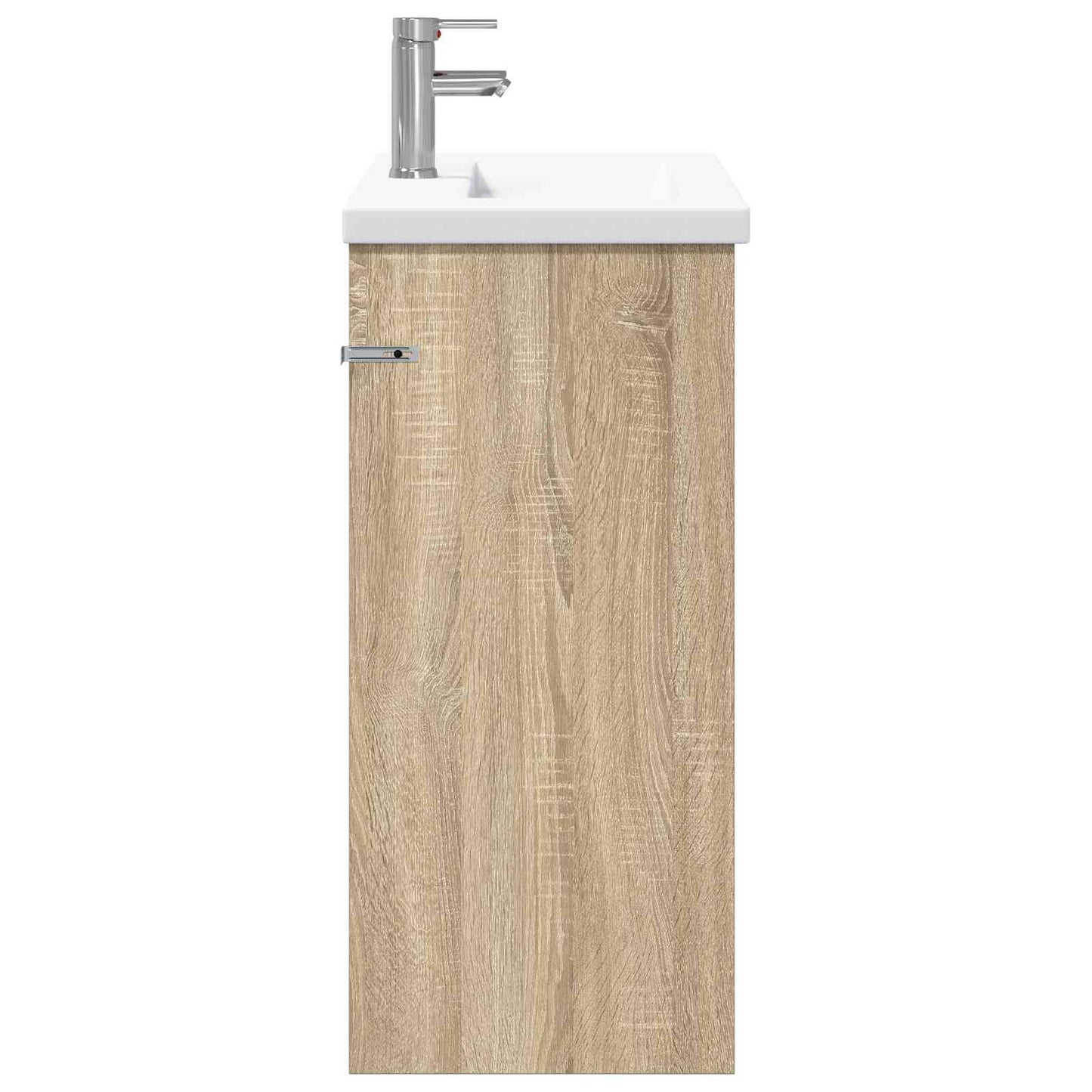 vidaXL Bathroom Furniture Set Sonoma Oak 81 x 40 x 84.5 cm 6