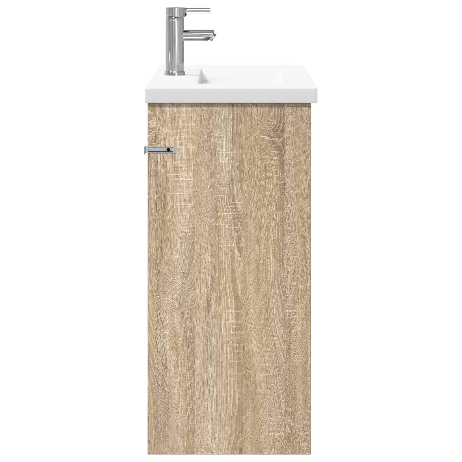 vidaXL Bathroom Furniture Set Sonoma Oak 81 x 40 x 84.5 cm 6