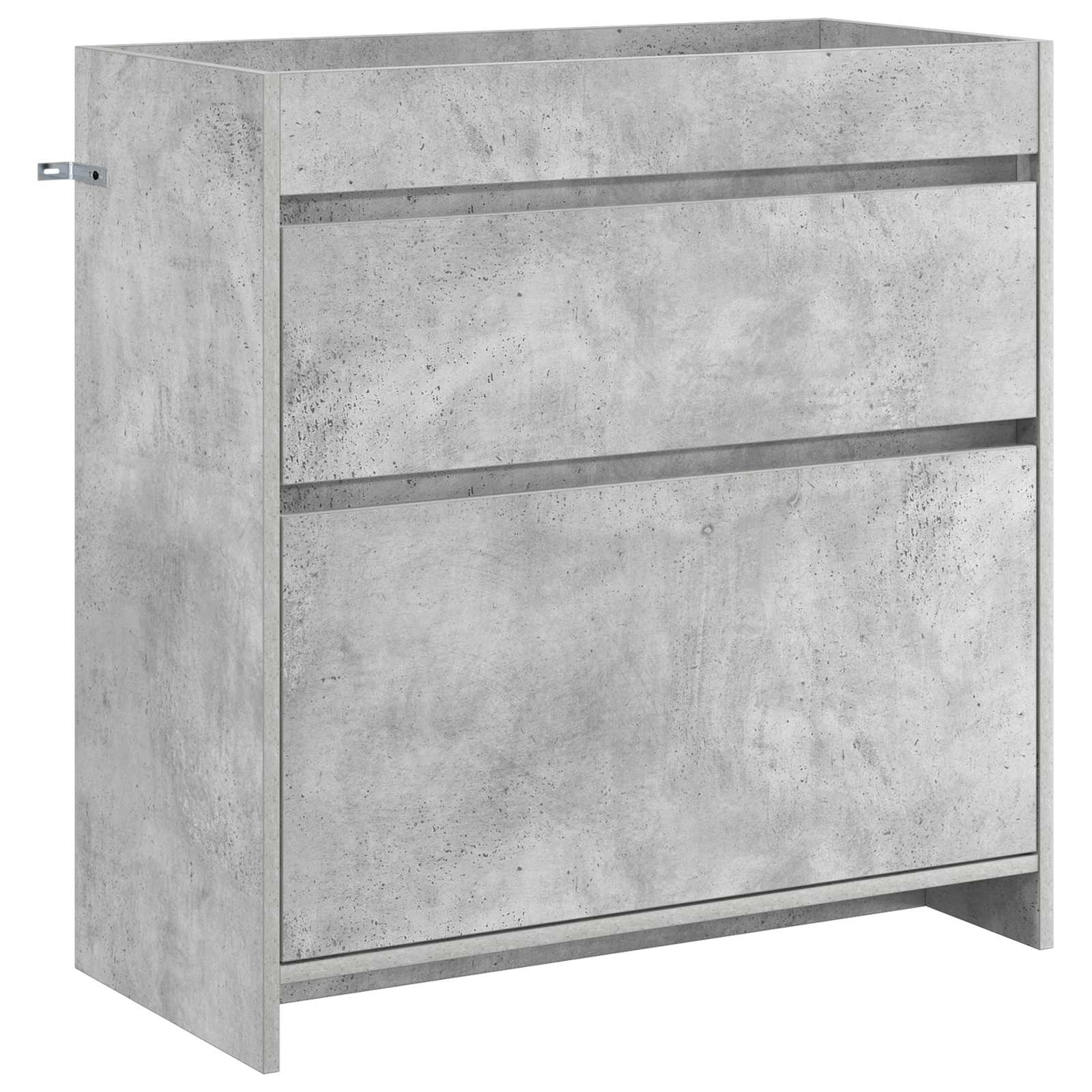 vidaXL Bathroom Furniture Set Concrete Grey 81 x 40 x 84.5 cm 4