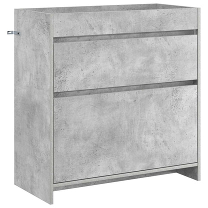 vidaXL Bathroom Furniture Set Concrete Grey 81 x 40 x 84.5 cm 4