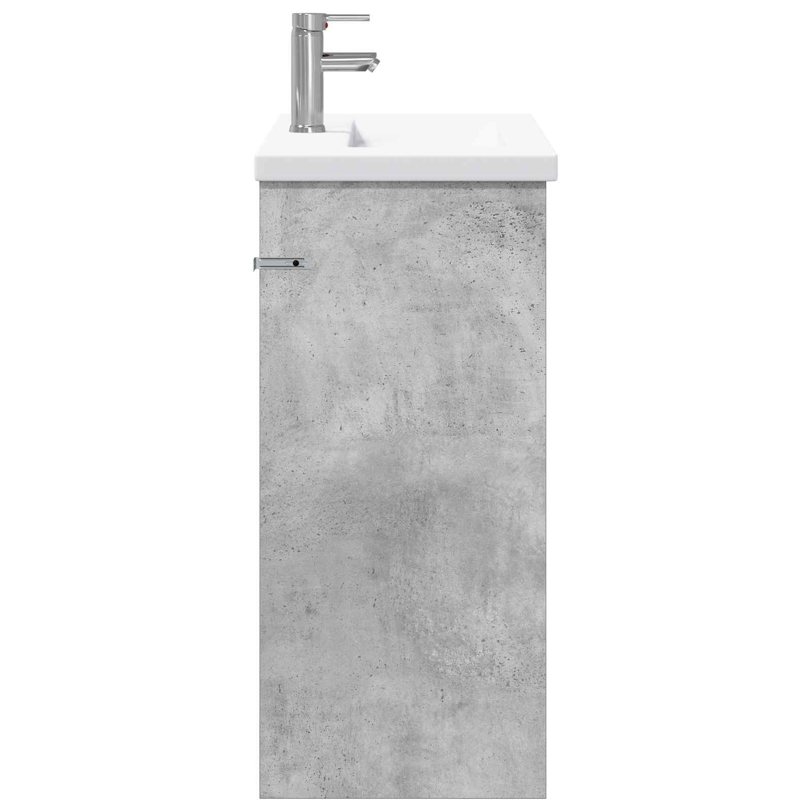 vidaXL Bathroom Furniture Set Concrete Grey 81 x 40 x 84.5 cm 6