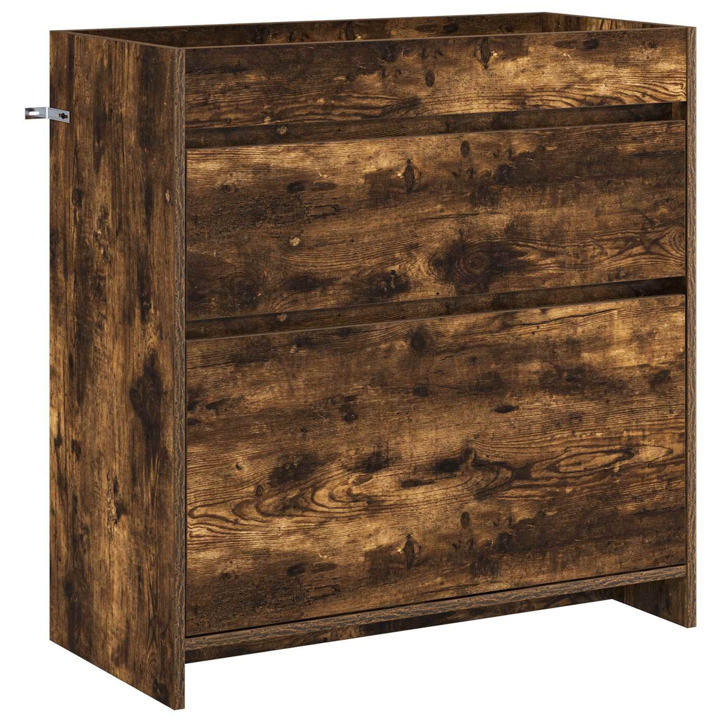 vidaXL Bathroom Furniture Set Smoked Oak 81 x 40 x 84.5 cm 4