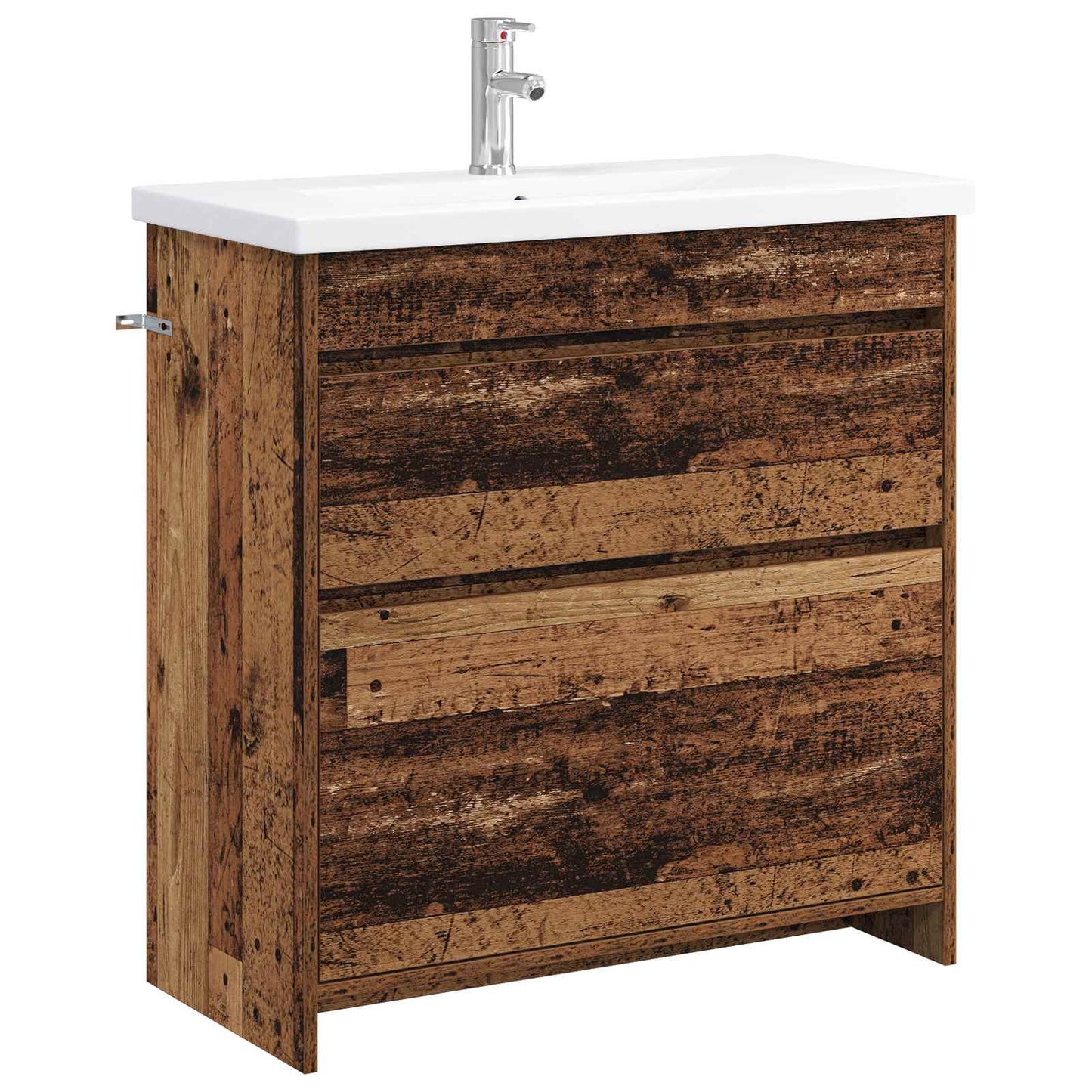 vidaXL Bathroom Furniture Set Old Wood 81 x 40 x 84.5 cm 2
