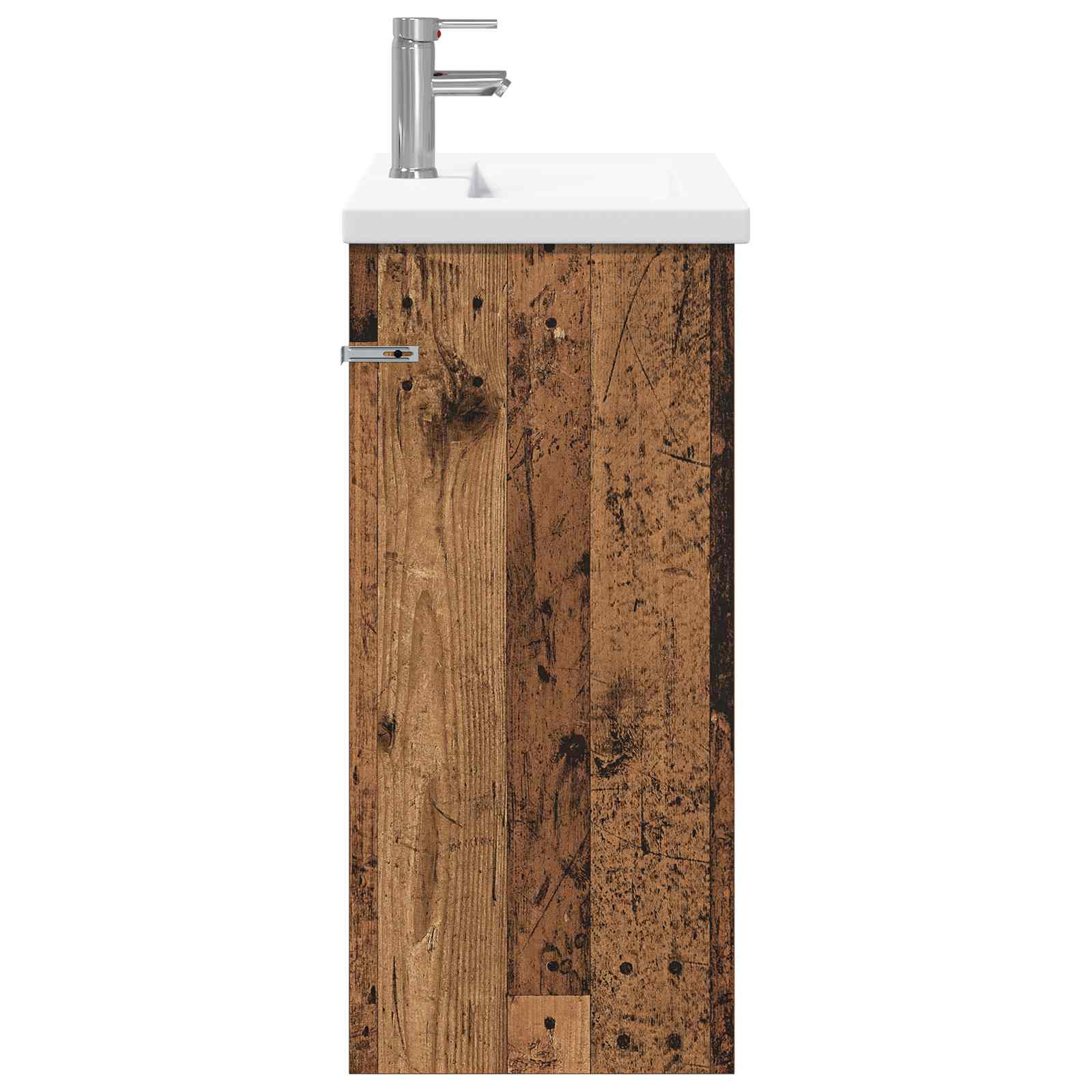 vidaXL Bathroom Furniture Set Old Wood 81 x 40 x 84.5 cm 6