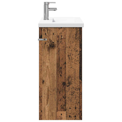 vidaXL Bathroom Furniture Set Old Wood 81 x 40 x 84.5 cm 6
