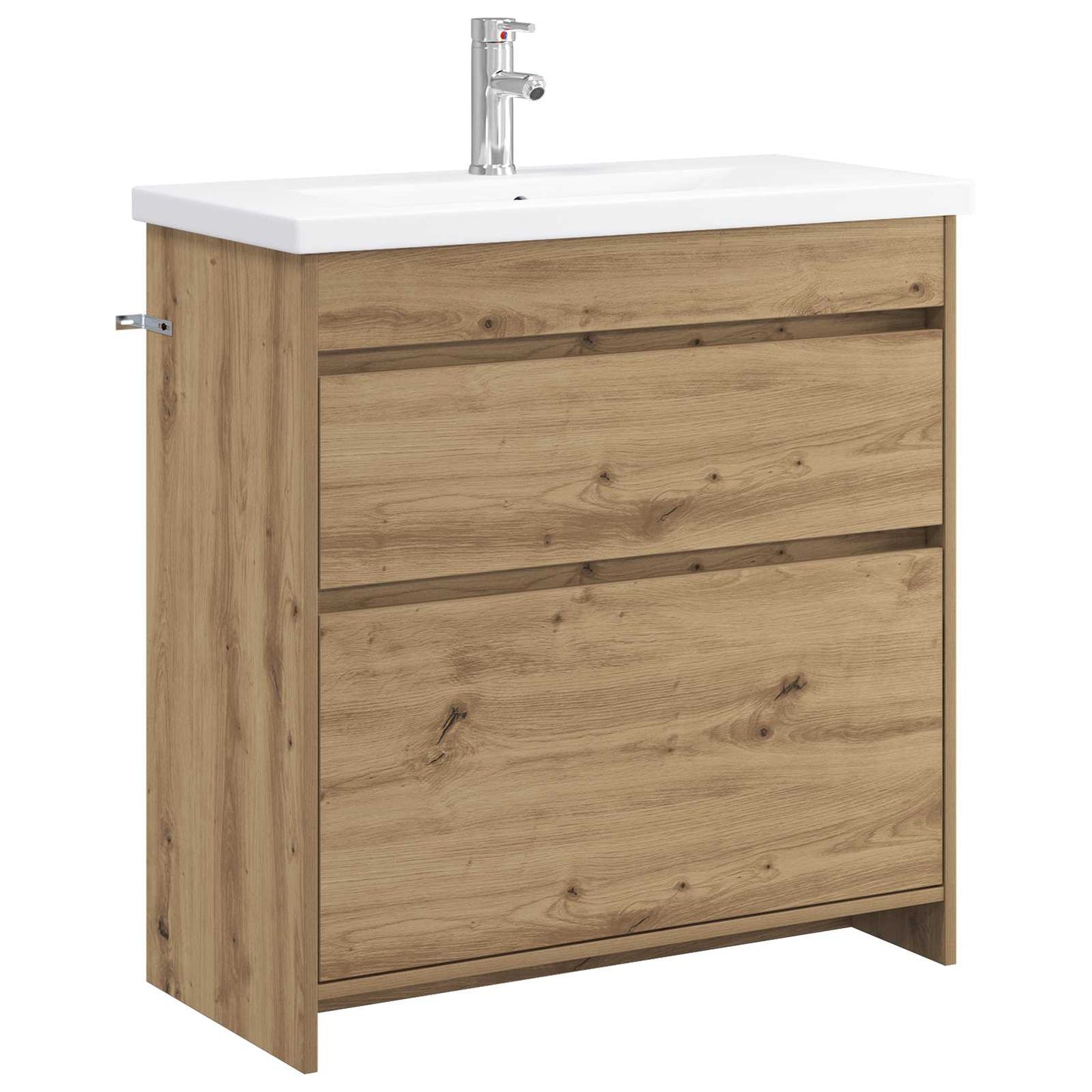 vidaXL Bathroom Furniture Set Artisan Oak 81 x 40 x 84.5 cm 2