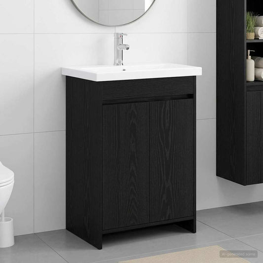 Bathroom Furniture 61 x 40 x 84.5 cm Black oak