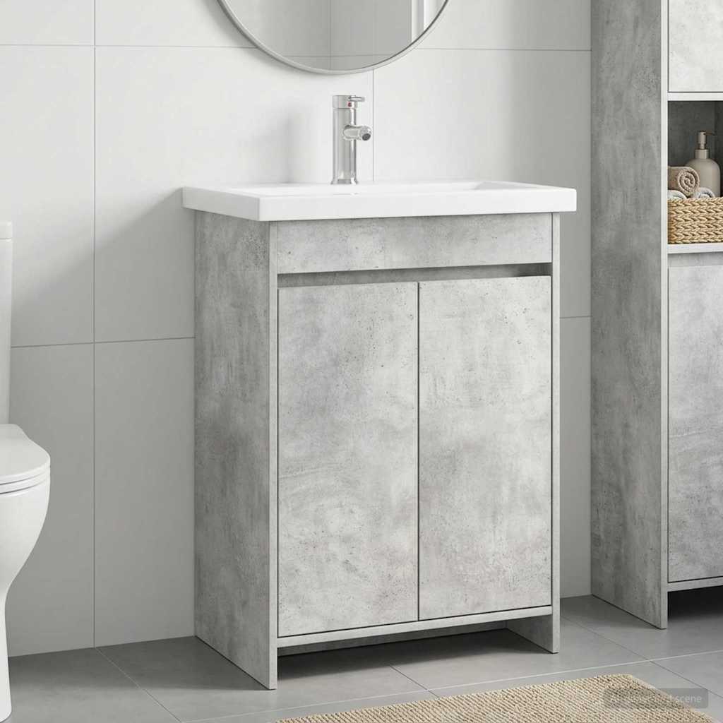 Bathroom Furniture 61 x 40 x 84.5 cm Concrete grey