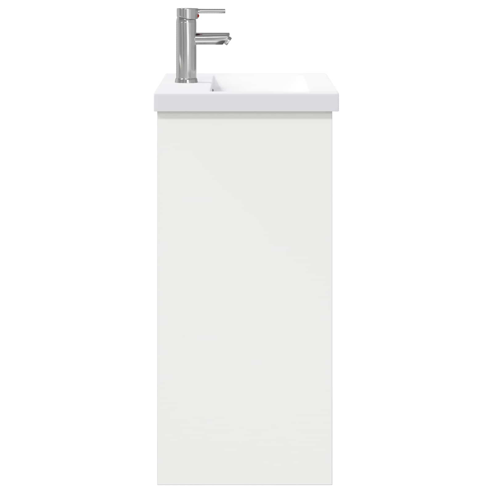 vidaXL Bathroom Furniture Set White 81 x 40 x 84.5 cm Engineered Wood 6