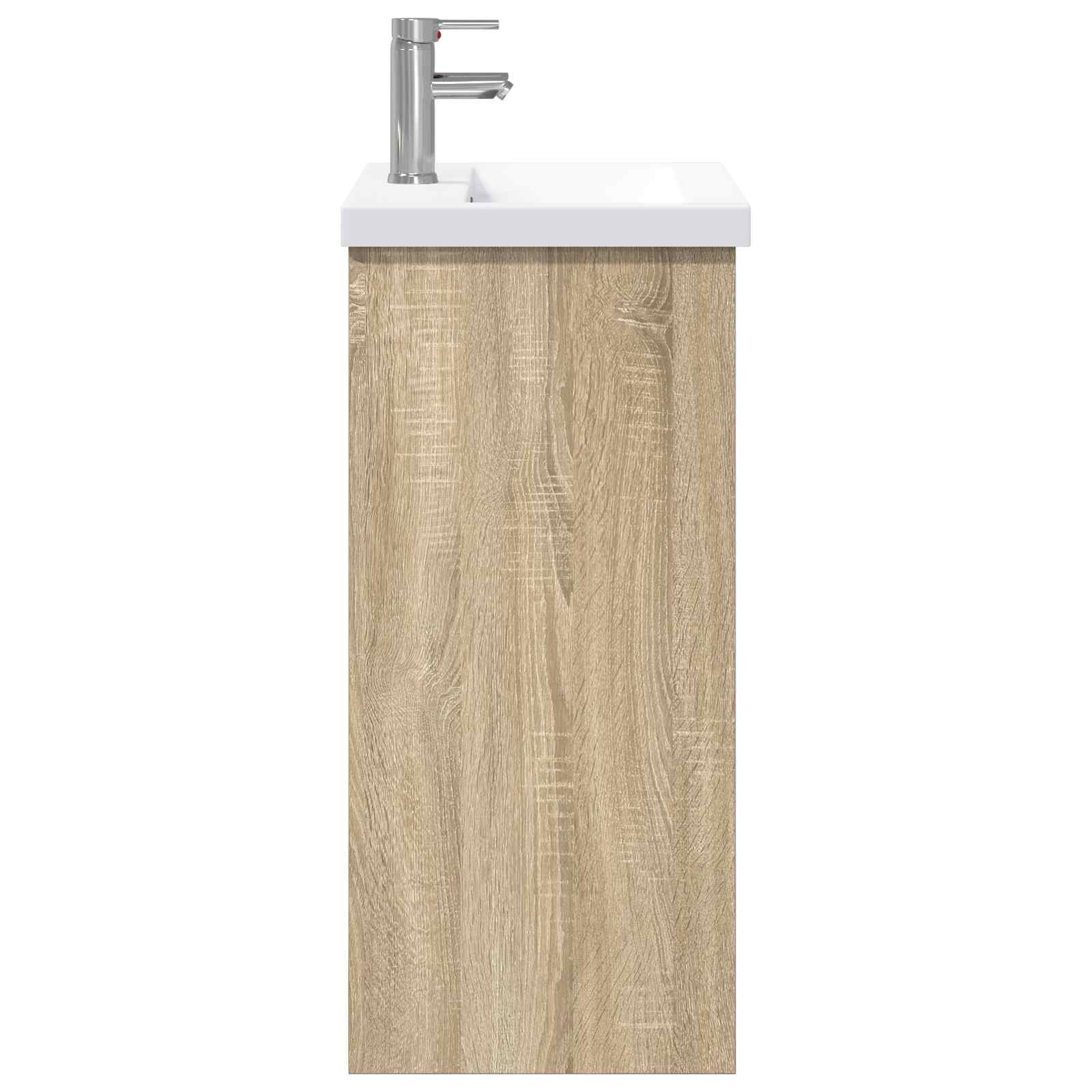 vidaXL Bathroom Furniture Set Sonoma Oak 81 x 40 x 84.5 cm 6
