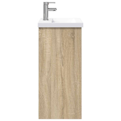 vidaXL Bathroom Furniture Set Sonoma Oak 81 x 40 x 84.5 cm 6