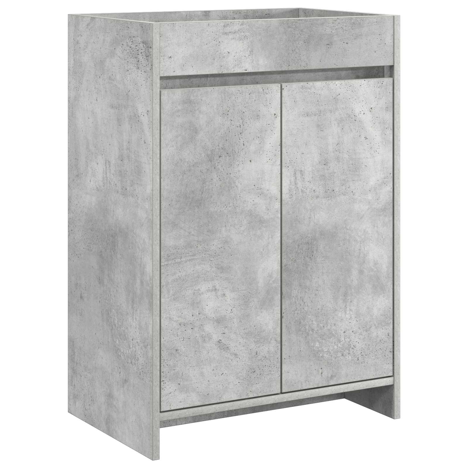 vidaXL Bathroom Furniture Set Concrete Grey 81 x 40 x 84.5 cm 4