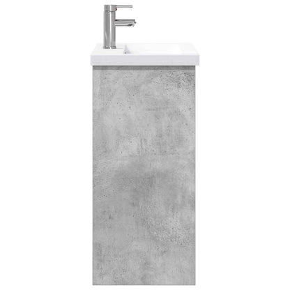 vidaXL Bathroom Furniture Set Concrete Grey 81 x 40 x 84.5 cm 6