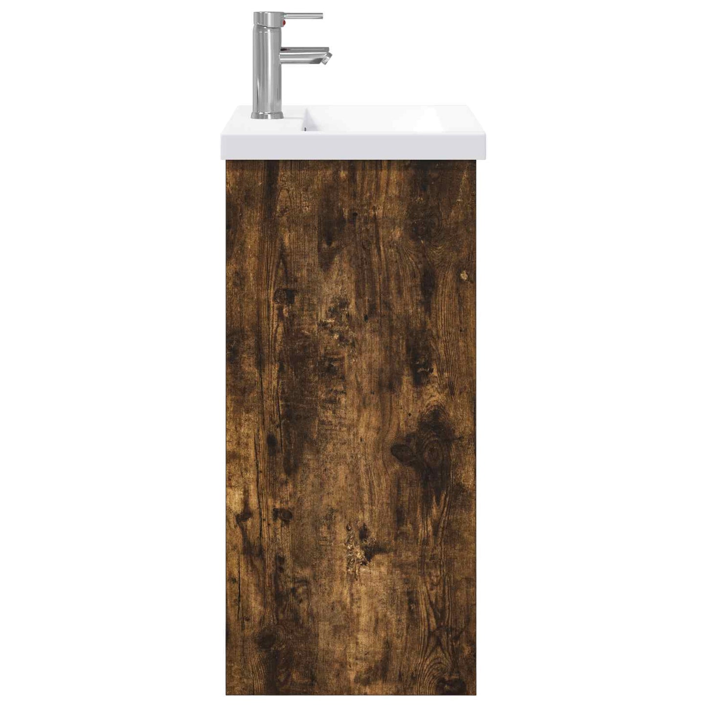 vidaXL Bathroom Furniture Set Smoked Oak 81 x 40 x 84.5 cm 6