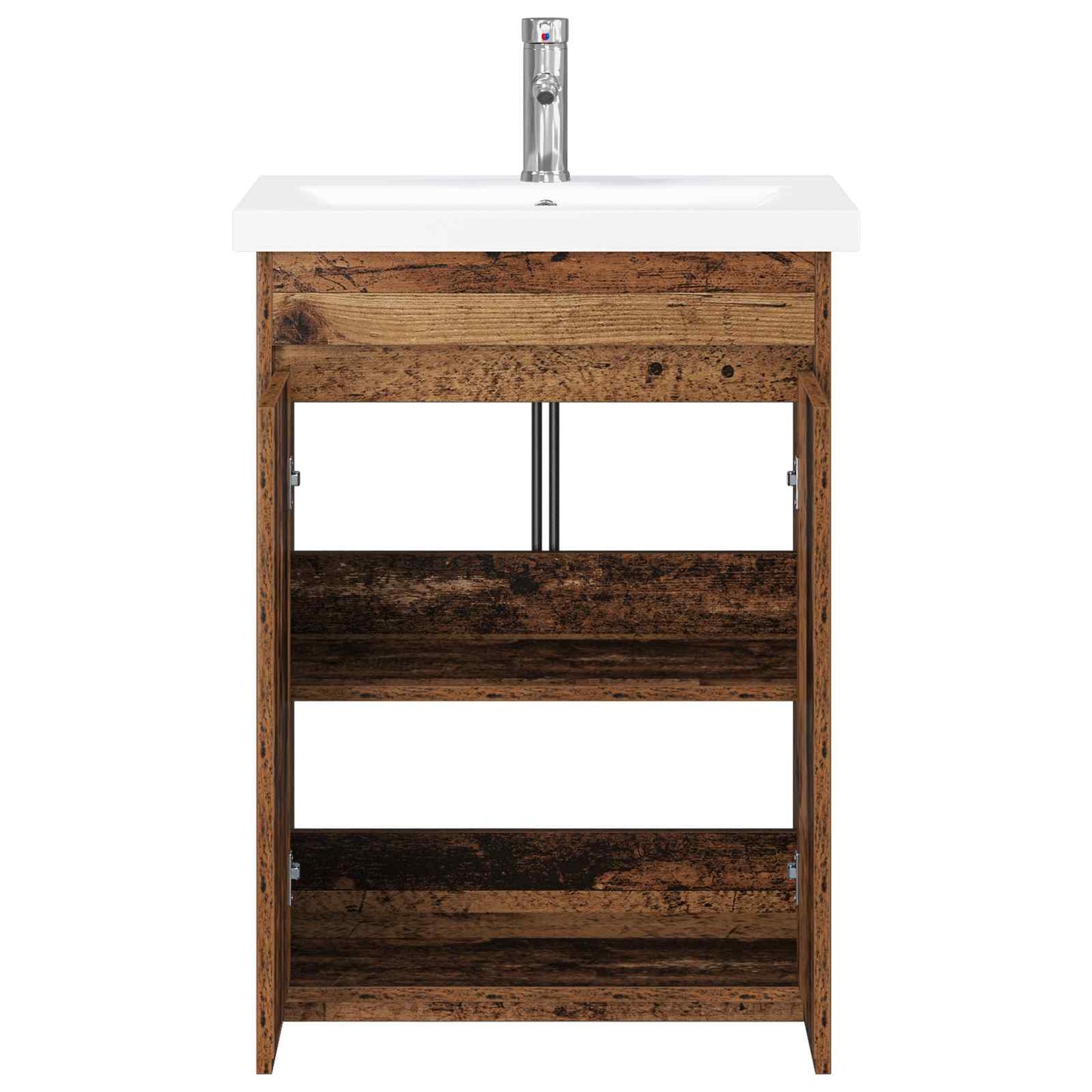 vidaXL Bathroom Furniture Set Old Wood 81 x 40 x 84.5 cm 3