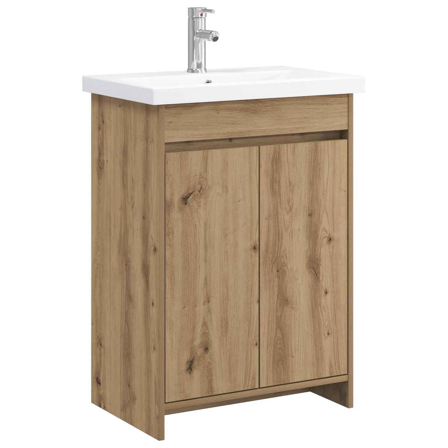 vidaXL Bathroom Furniture Set Artisan Oak 81 x 40 x 84.5 cm 2