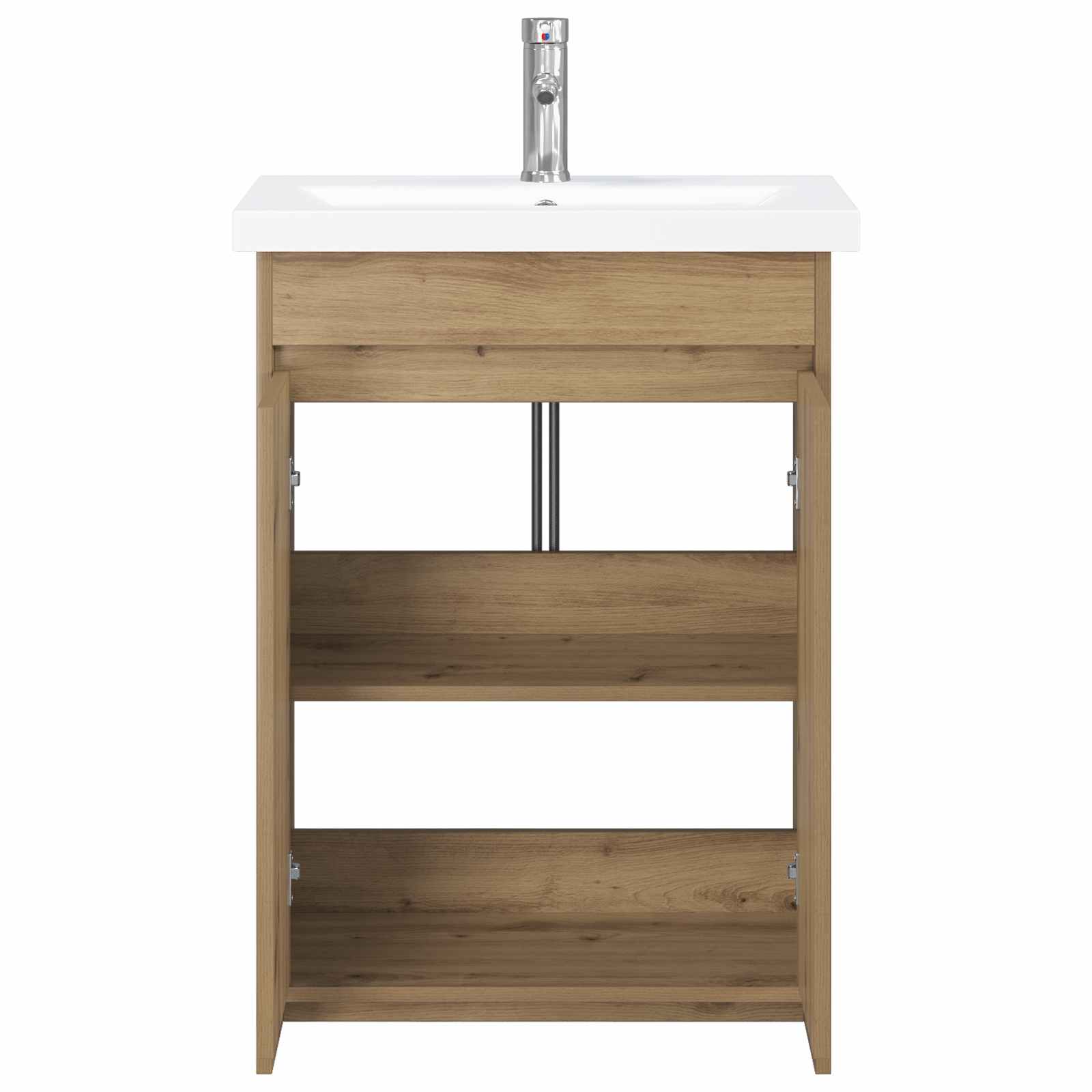 vidaXL Bathroom Furniture Set Artisan Oak 81 x 40 x 84.5 cm 3