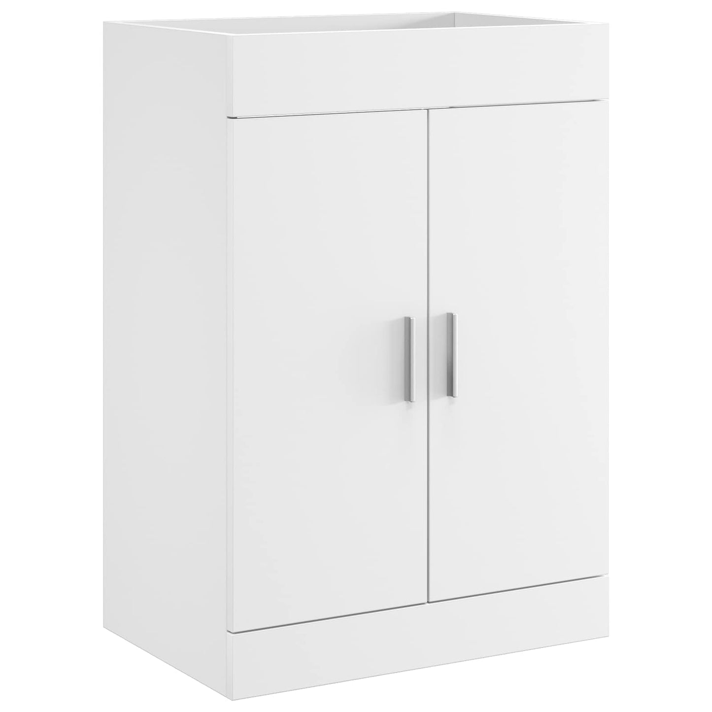 vidaXL Bathroom Furniture Set White 81 x 40 x 84.5 cm Engineered Wood 4