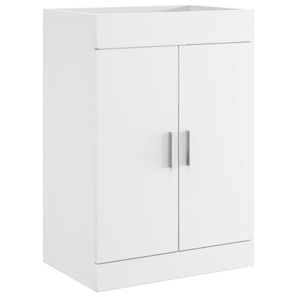 vidaXL Bathroom Furniture Set White 81 x 40 x 84.5 cm Engineered Wood 4