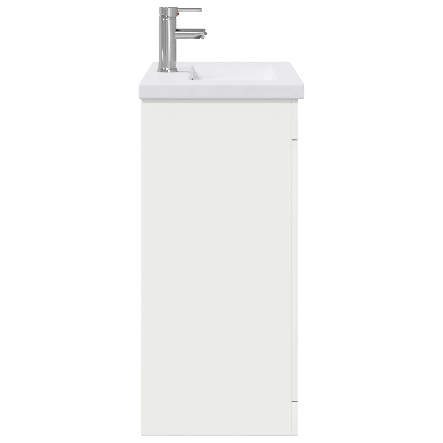 vidaXL Bathroom Furniture Set White 81 x 40 x 84.5 cm Engineered Wood 6
