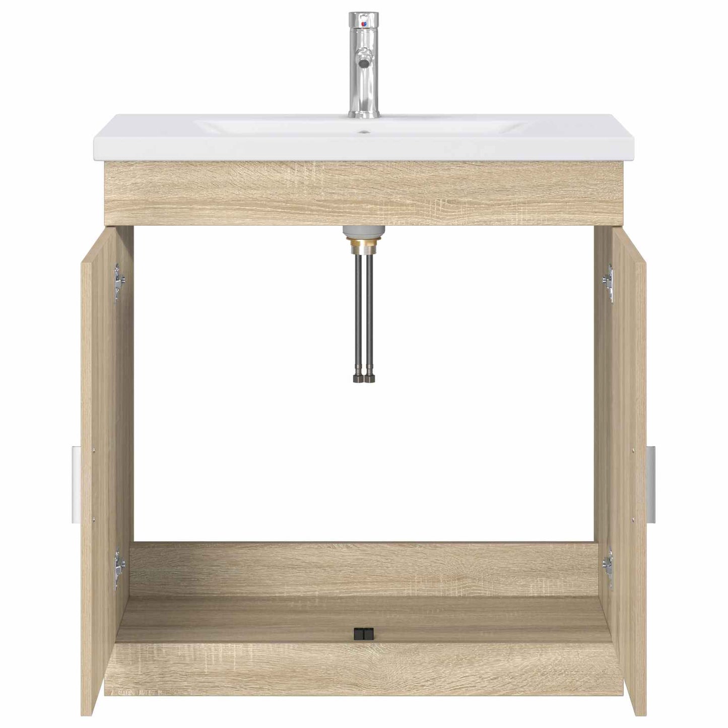 vidaXL Bathroom Furniture Set Sonoma Oak 81 x 40 x 84.5 cm 3