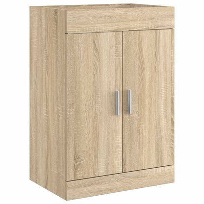 vidaXL Bathroom Furniture Set Sonoma Oak 81 x 40 x 84.5 cm 4